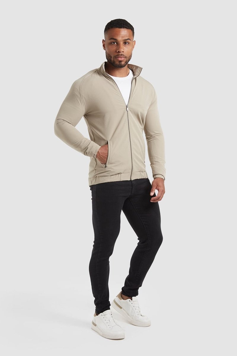 Harrington Jacket in Stone - TAILORED ATHLETE - USA