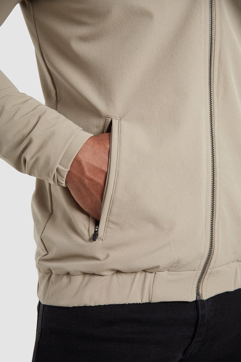 Harrington Jacket in Stone - TAILORED ATHLETE - USA