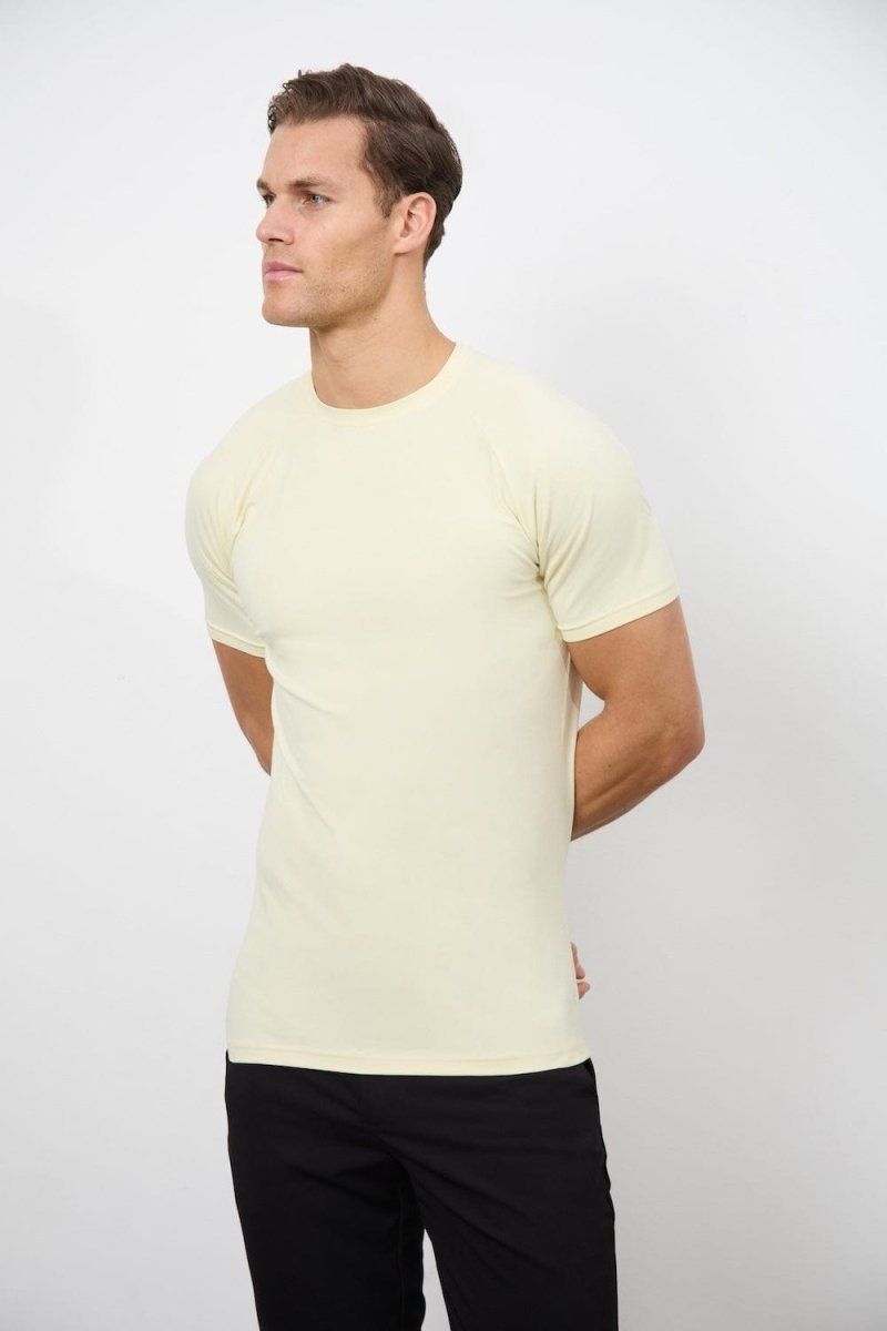 Athletic Fit T-Shirt in Lemon - TAILORED ATHLETE - USA