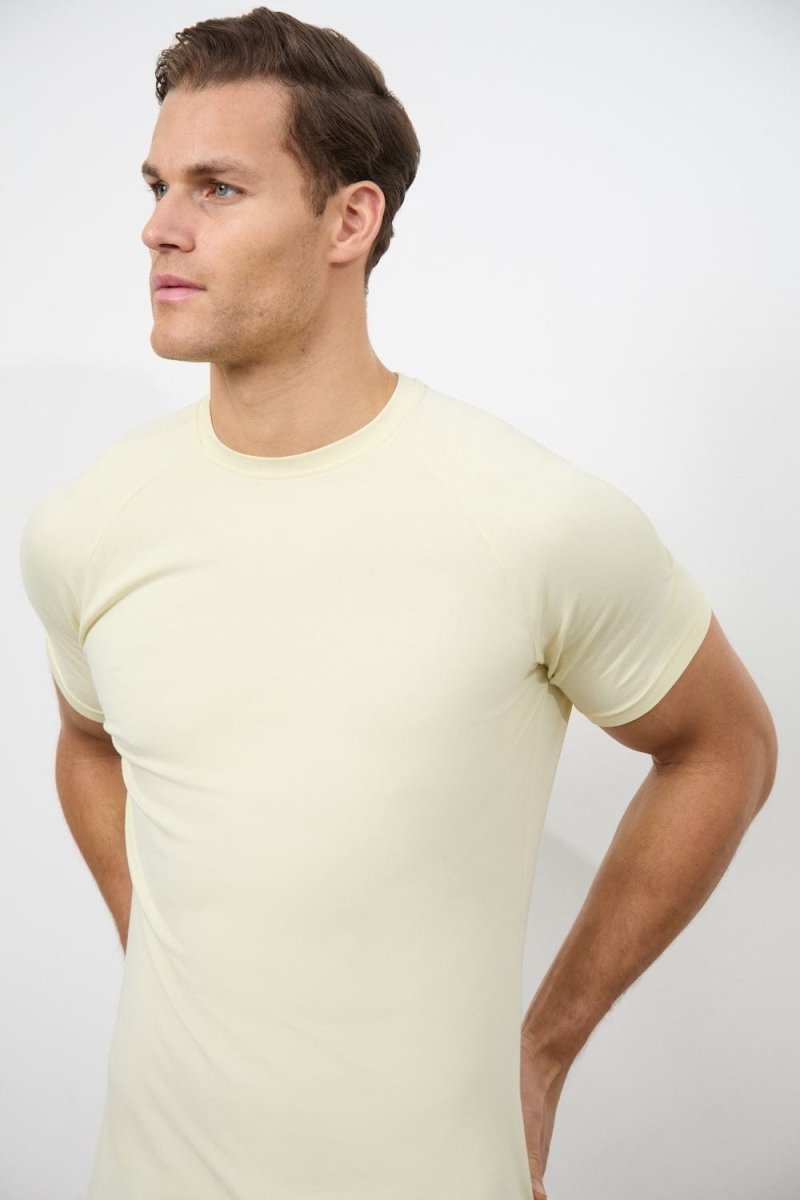 Athletic Fit T-Shirt in Lemon - TAILORED ATHLETE - USA
