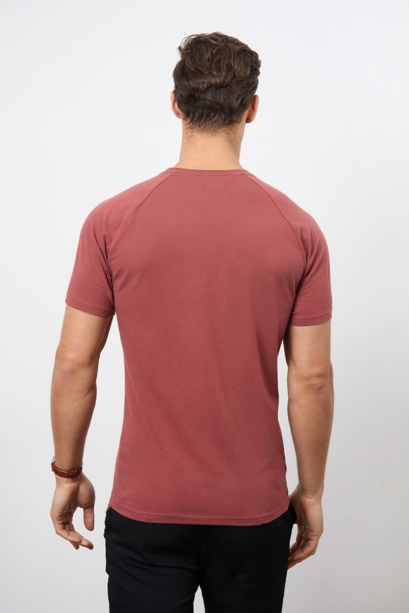 Athletic Fit T-Shirt in Faded Terracotta - TAILORED ATHLETE - USA