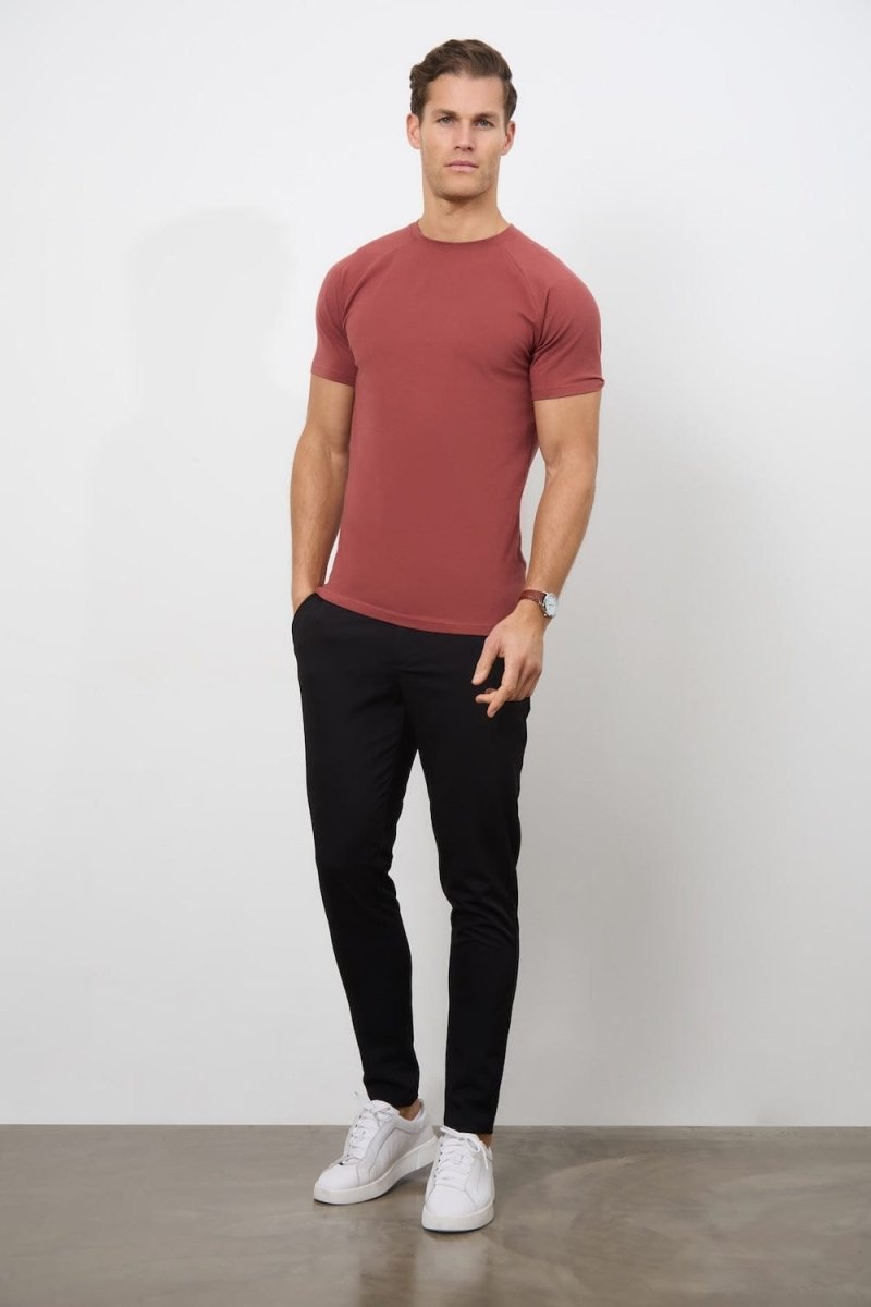 Athletic Fit T-Shirt in Faded Terracotta - TAILORED ATHLETE - USA