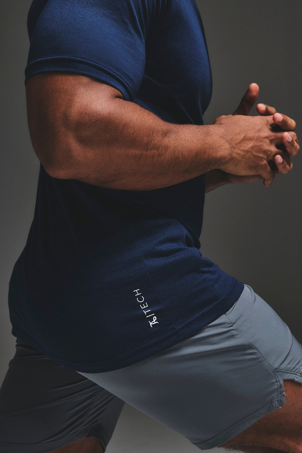 Essential Training Top in Navy - TAILORED ATHLETE - USA