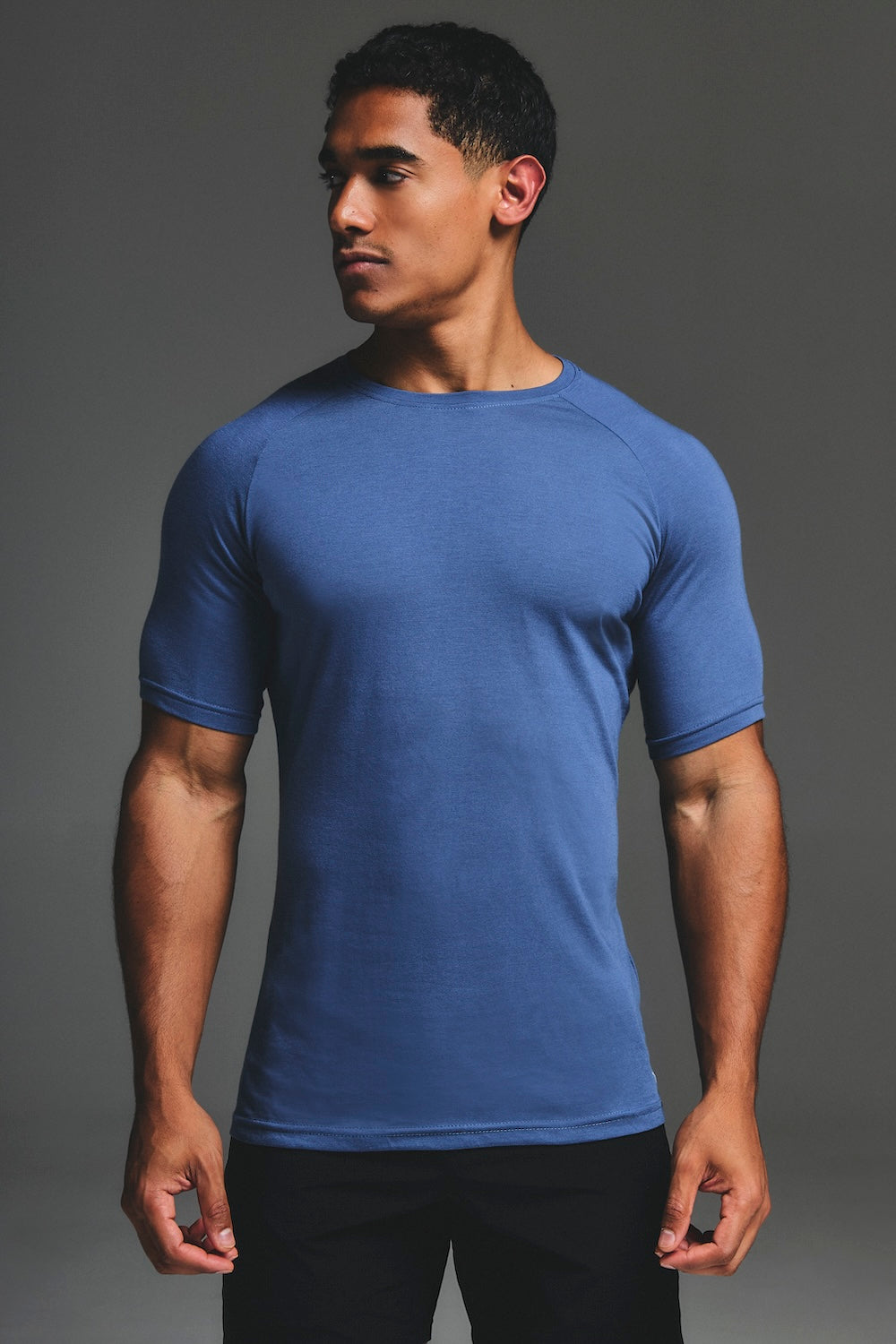 Essential Training Top in Slate Blue - TAILORED ATHLETE - USA