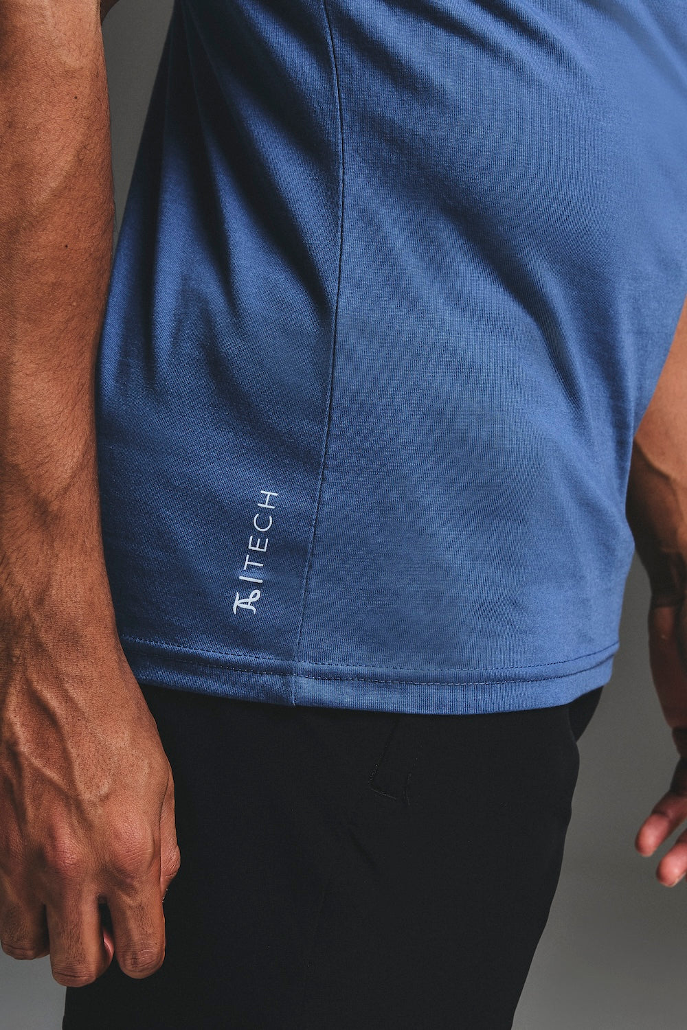 Essential Training Top in Slate Blue - TAILORED ATHLETE - USA