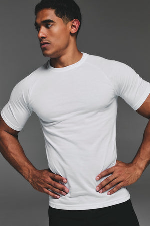 Essential Training Top in White - TAILORED ATHLETE - USA