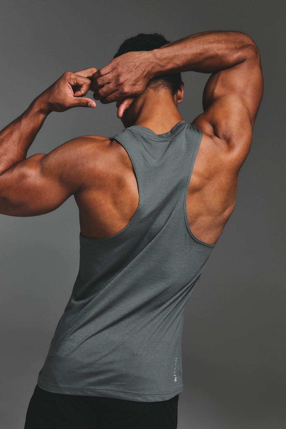 Essential Training Tank Top in Charcoal - TAILORED ATHLETE - USA