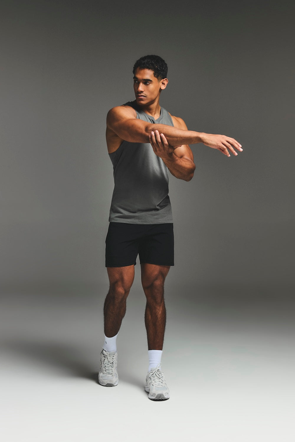 Essential Training Tank Top in Charcoal - TAILORED ATHLETE - USA
