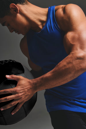 Essential Training Tank Top in Cobalt Blue - TAILORED ATHLETE - USA