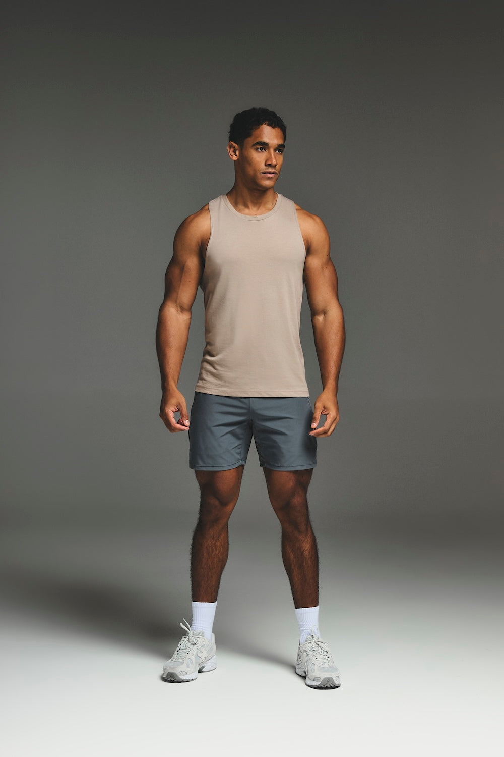 Essential Training Tank Top in Sand - TAILORED ATHLETE - USA