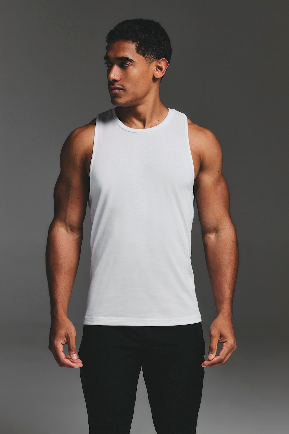 Essential Training Tank Top in White - TAILORED ATHLETE - USA