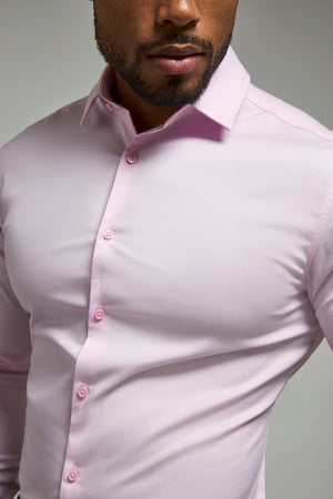 Athletic Fit Dress Shirt in Pink - TAILORED ATHLETE - USA