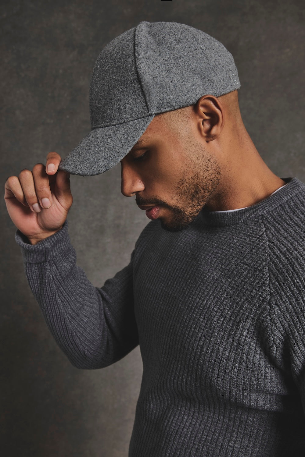 TA Embroidered Baseball Cap in Grey - TAILORED ATHLETE - USA