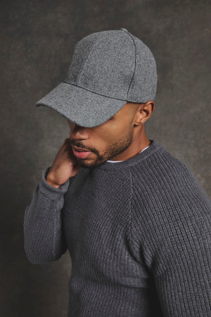 TA Embroidered Baseball Cap in Grey - TAILORED ATHLETE - USA