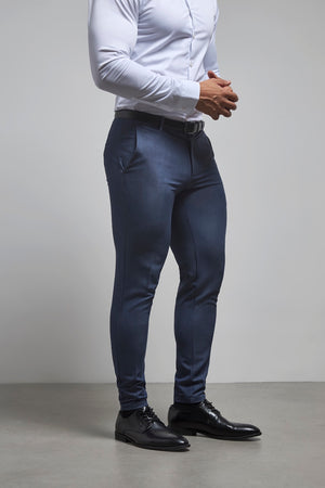 Athletic Fit Essential Pants in Chambray - TAILORED ATHLETE - USA