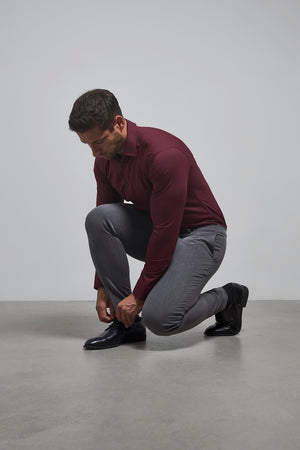 Athletic Fit Essential Pants in Charcoal - TAILORED ATHLETE - USA