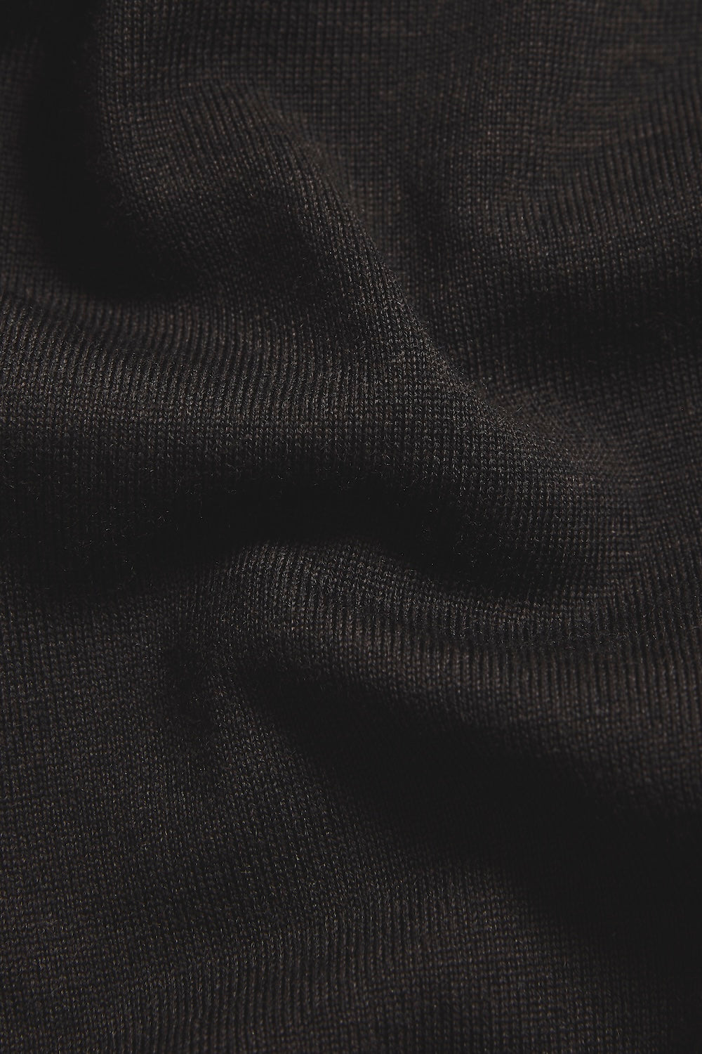 Extra Fine Merino Wool Crew Neck Sweater in Bitter Chocolate - TAILORED ATHLETE - USA