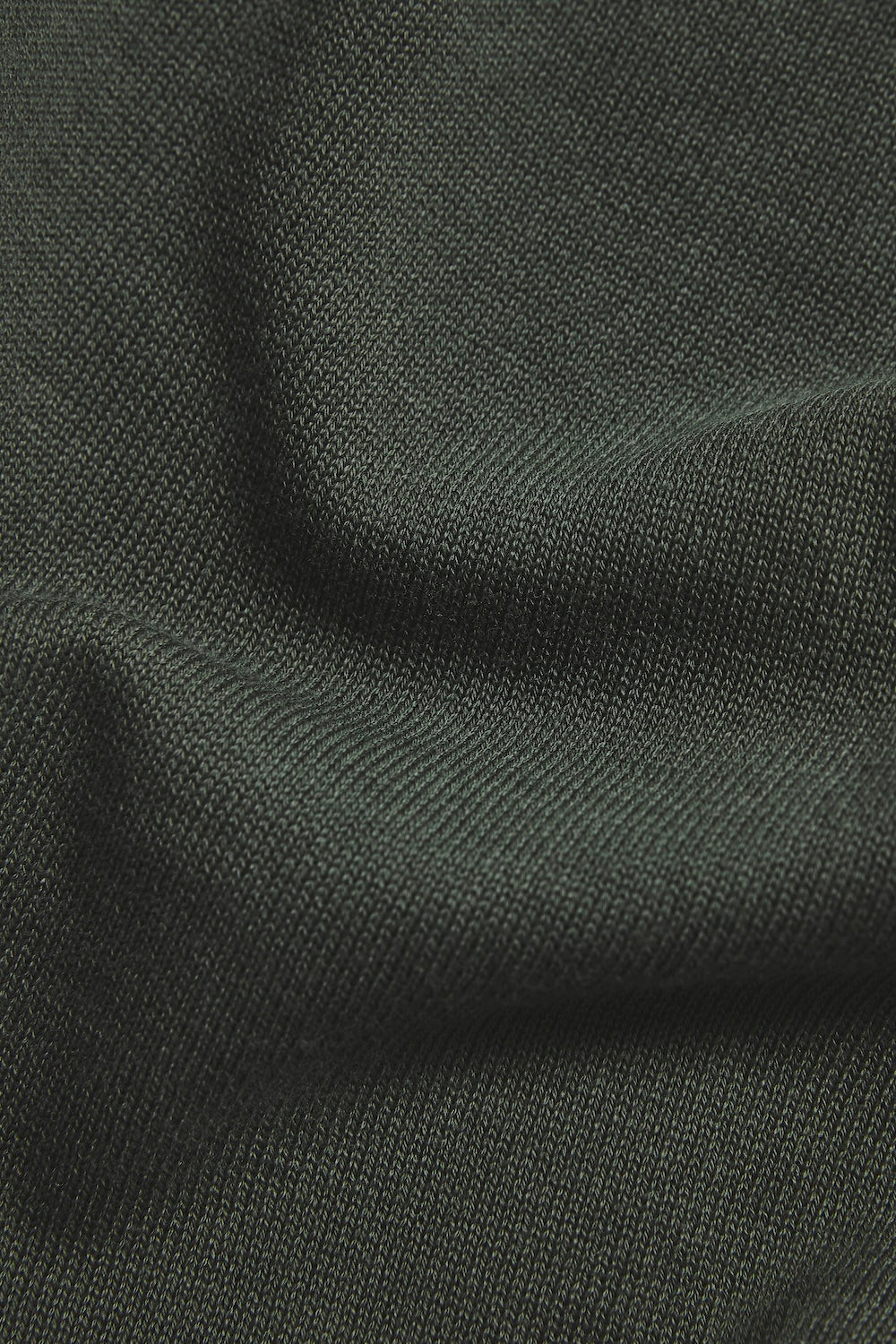 Pure Cotton Knitted Crew Neck Sweater in Khaki - TAILORED ATHLETE - USA