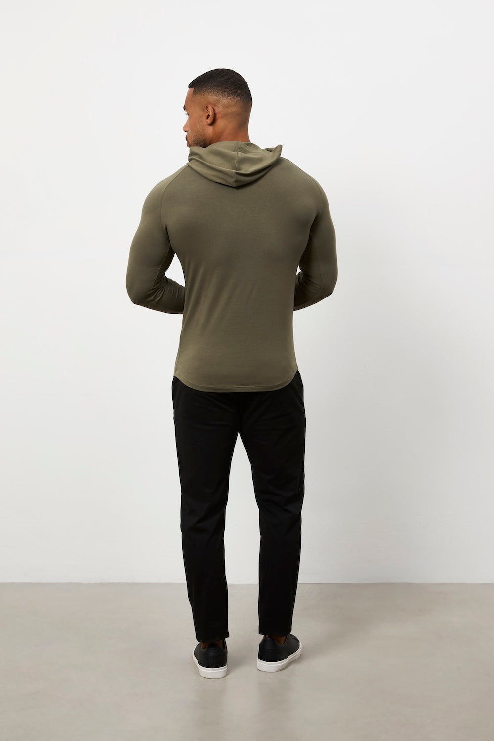 Hooded Top in Khaki - TAILORED ATHLETE - USA