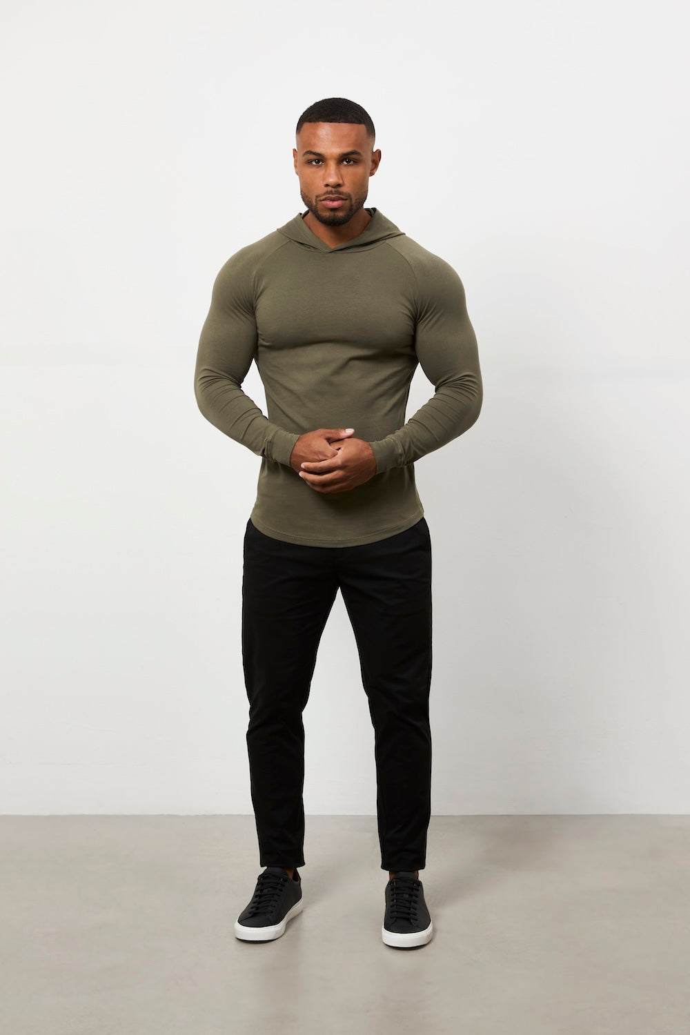 Hooded Top in Khaki - TAILORED ATHLETE - USA