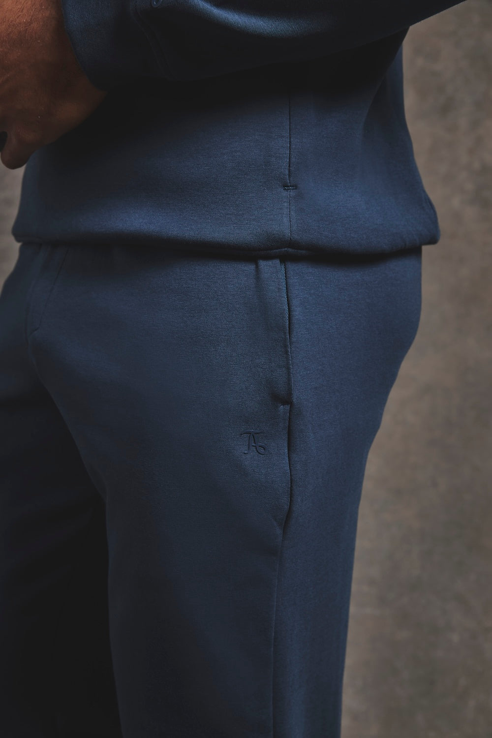 Interlock Sweat Jogger in Navy - TAILORED ATHLETE - USA