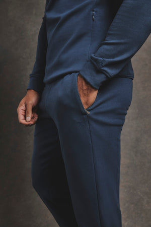 Interlock Sweat Jogger in Navy - TAILORED ATHLETE - USA