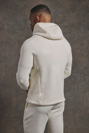 Interlock Hoodie Sweat in Winter White - TAILORED ATHLETE - USA