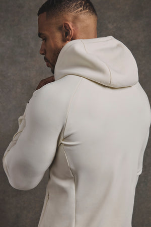 Interlock Hoodie Sweat in Winter White - TAILORED ATHLETE - USA