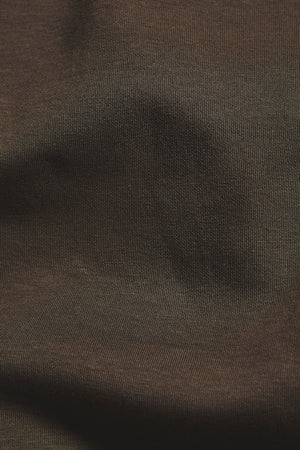 Interlock Half Zip Sweatshirt in Deep Khaki - TAILORED ATHLETE - USA