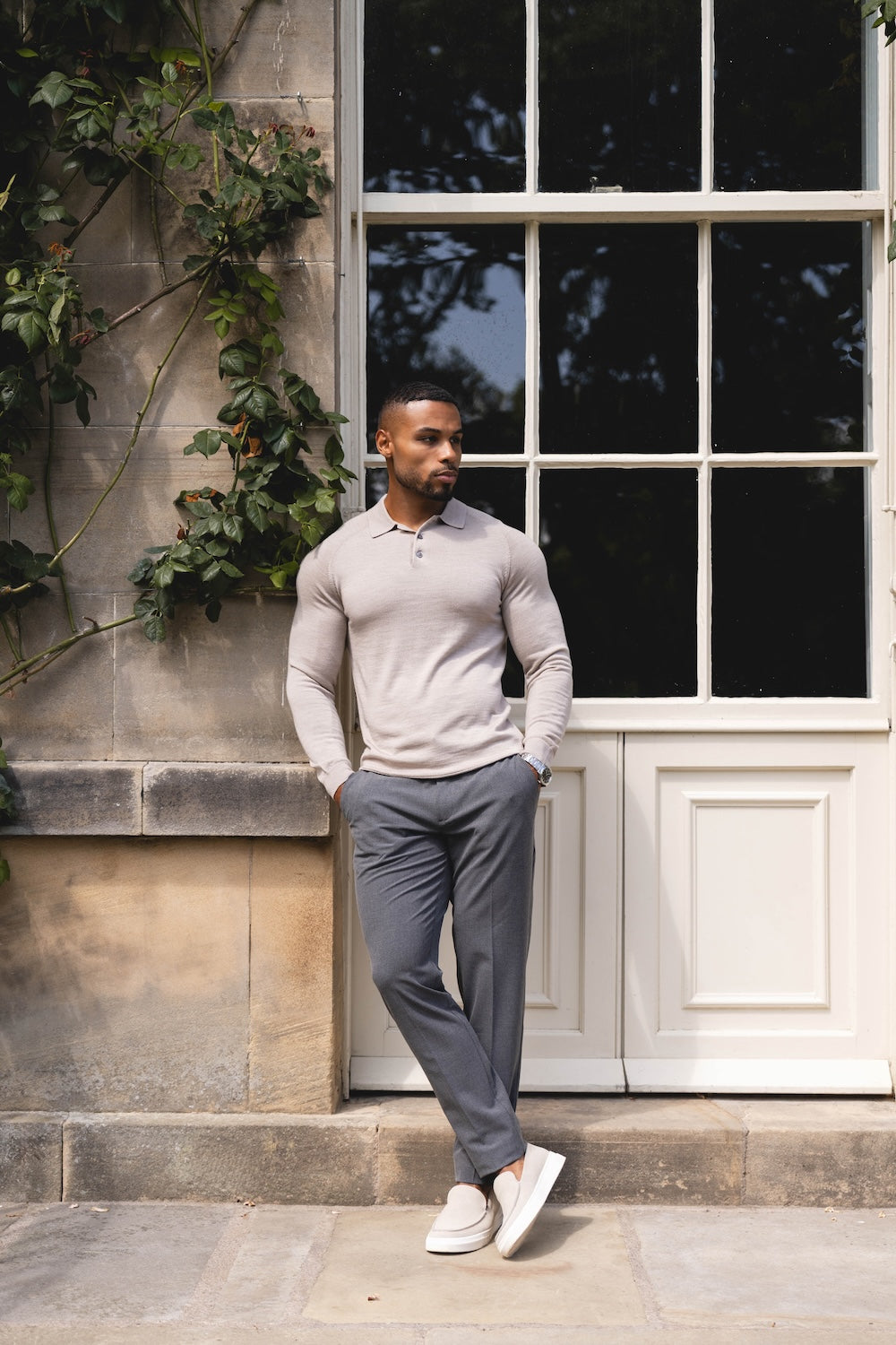 Melange Pants in Dark Charcoal - TAILORED ATHLETE - USA