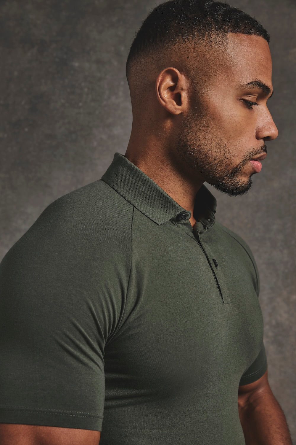 Athletic Fit Polo Shirt in Khaki - TAILORED ATHLETE - USA