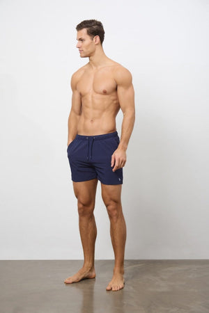 Quick Dry Plain Swim Short in Navy - TAILORED ATHLETE - USA