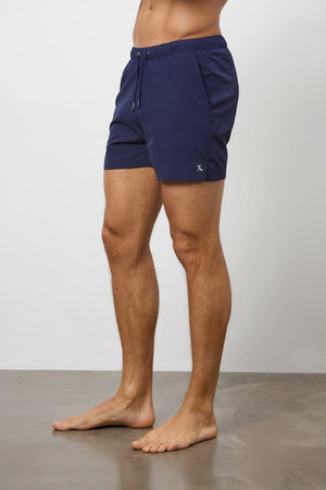 Quick Dry Plain Swim Short in Navy - TAILORED ATHLETE - USA