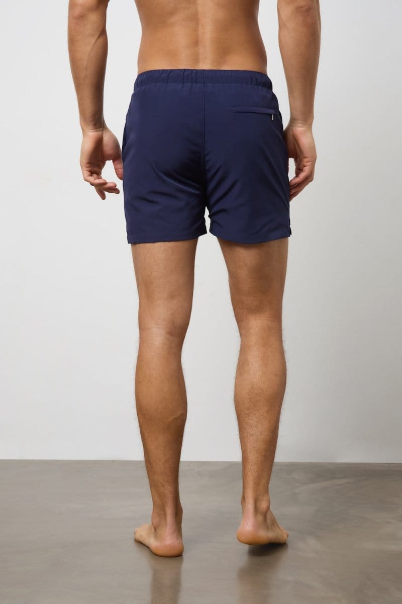 Quick Dry Plain Swim Short in Navy - TAILORED ATHLETE - USA