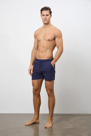 Quick Dry Plain Swim Short in Navy - TAILORED ATHLETE - USA