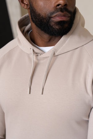 Interlock Hoodie Sweat in Stone - TAILORED ATHLETE - USA
