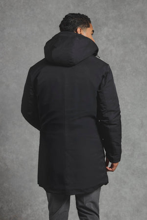 Shower Resistant Padded Parka in Black - TAILORED ATHLETE - USA