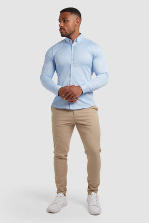 Athletic Fit Signature Shirt 2.0 in Blue - TAILORED ATHLETE - USA