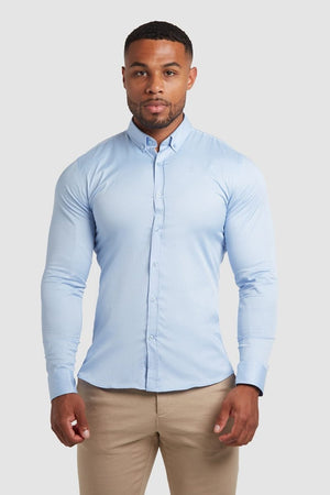 Athletic Fit Signature Shirt 2.0 in Blue - TAILORED ATHLETE - USA