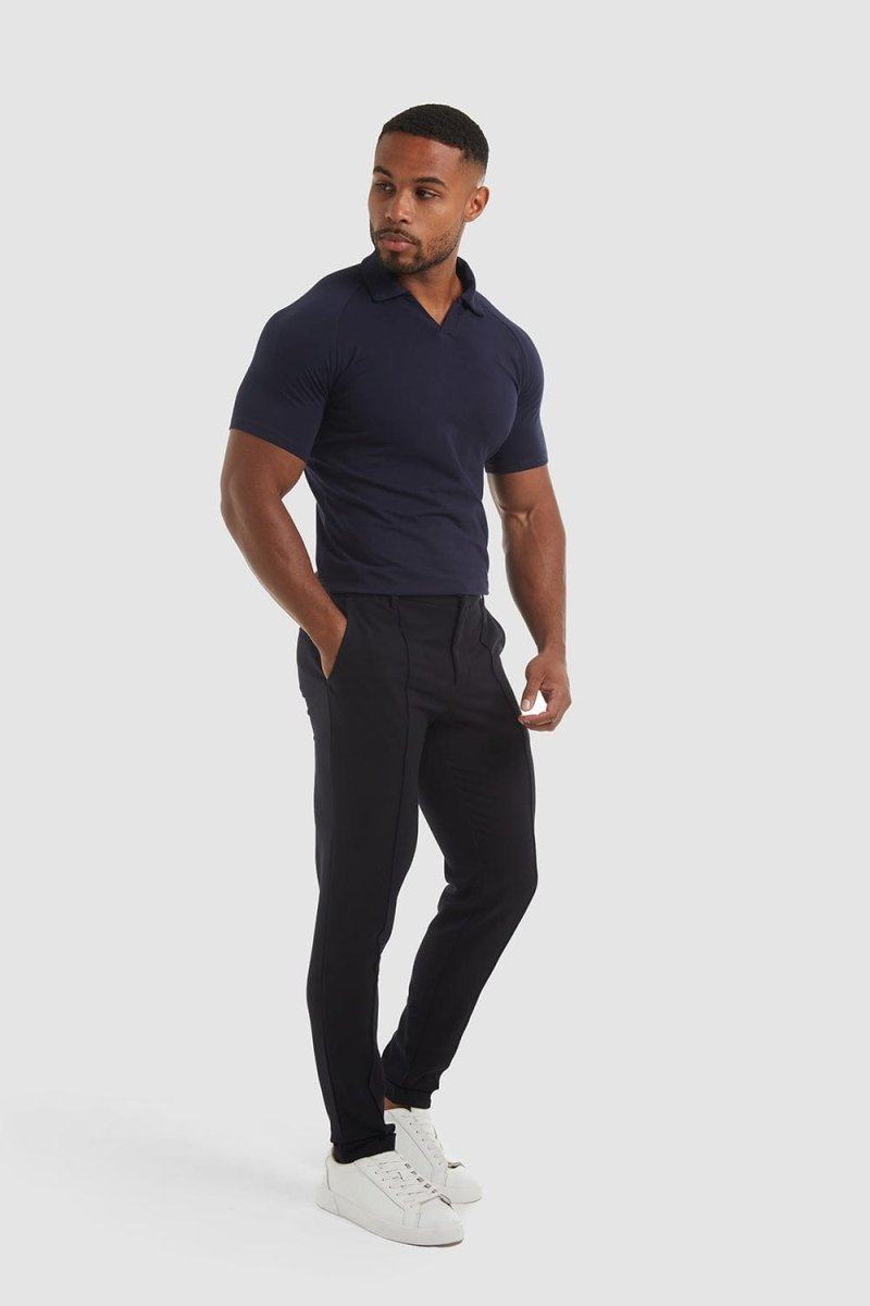 Stitched Crease Pants in Navy - TAILORED ATHLETE - USA