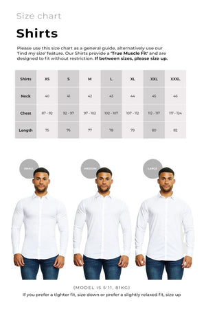 Athletic Fit Cutaway Collar Shirt in White - TAILORED ATHLETE - USA