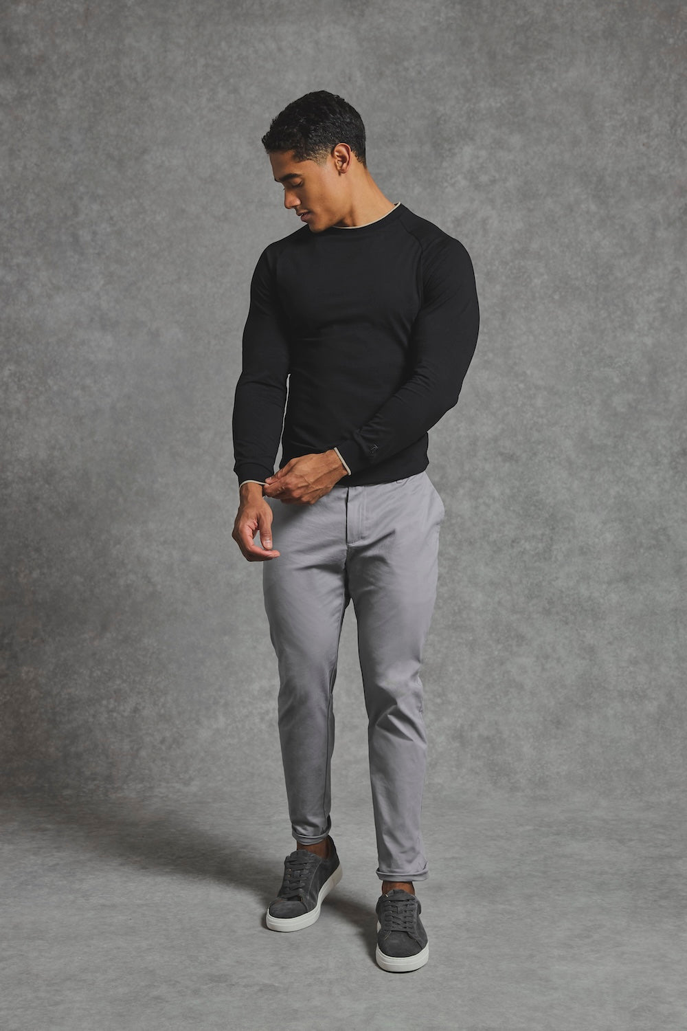 Tipped T-Shirt in Black - TAILORED ATHLETE - USA