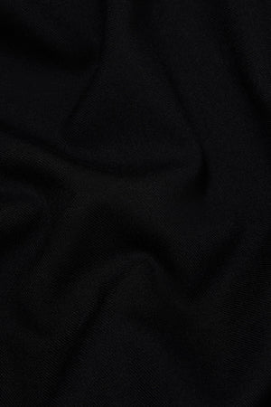 Woven Popper Overshirt in Black - TAILORED ATHLETE - USA