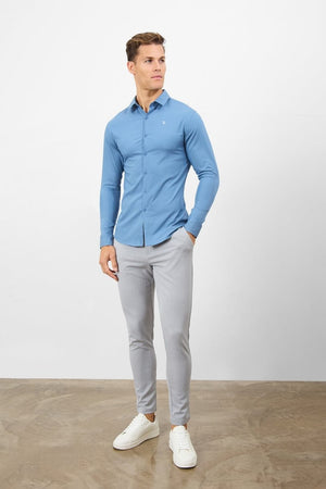 Bamboo Shirt in Airforce - TAILORED ATHLETE - USA