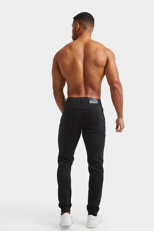 Athletic Fit Jeans in Black - TAILORED ATHLETE - USA