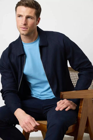 Athletic Fit T-Shirt in Soft Blue - TAILORED ATHLETE - USA