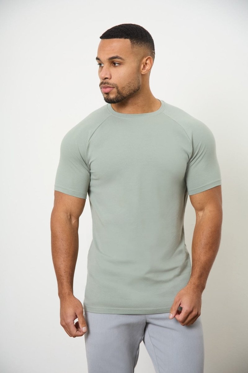 Athletic Fit T-Shirt in Sage - TAILORED ATHLETE - USA