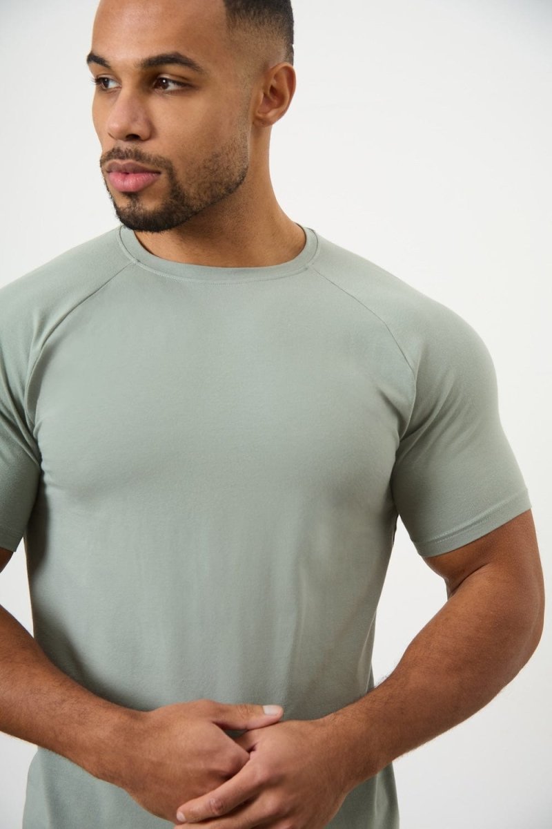 Athletic Fit T-Shirt in Sage - TAILORED ATHLETE - USA