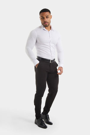 Double Cuff Shirt in White - TAILORED ATHLETE - USA