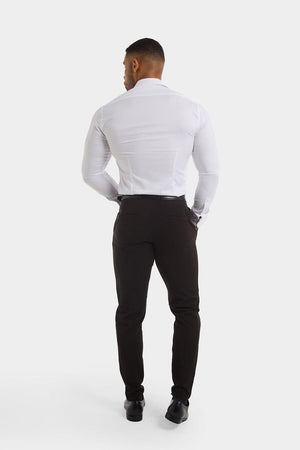 Double Cuff Shirt in White - TAILORED ATHLETE - USA